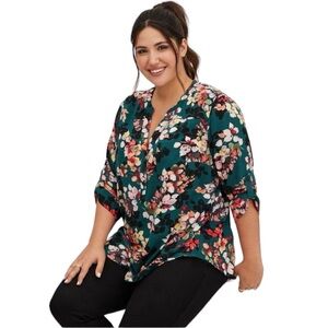 Torrid Floral Blouse - Multicolor